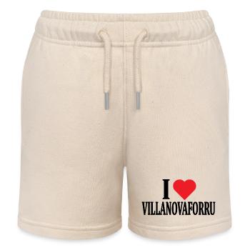 T-shirt J’adore Villanovaforru t-shirt Sardaigne - Short de jogging enfant bio Stanley/Stella - écru doux - Devant