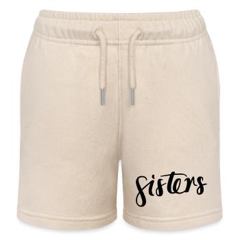 Sœurs - Short de jogging enfant bio Stanley/Stella - écru doux - Devant