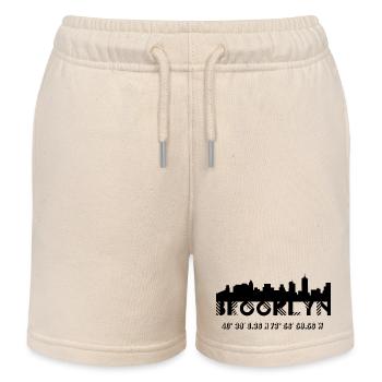 Brooklyn USA Shirt Design T-Shirt Merch - Short de jogging enfant bio Stanley/Stella - écru doux - Devant