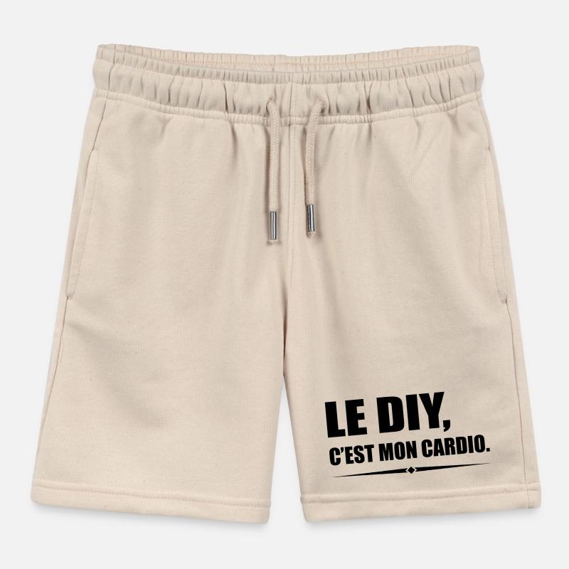 Le DIY c’est mon cardio version bricoleur Short de jogging enfant bio Stanley/Stella