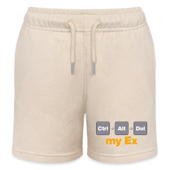 Ctrl Alt Del my Ex für Gamer und Nerds, Split - Kinder Organic Joggingshorts Mini Bolter von Stanley/Stella - Natur - Vorne
