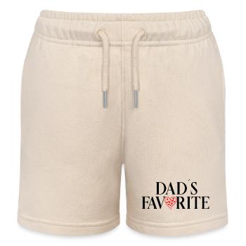 Lieblingskind_Papas_Liebling_- - Short de jogging enfant bio Stanley/Stella - écru doux - Devant