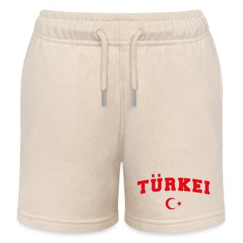 Türkei Fan T-Shirt Türkiye - Kinder Organic Joggingshorts Mini Bolter von Stanley/Stella - Natur - Vorne
