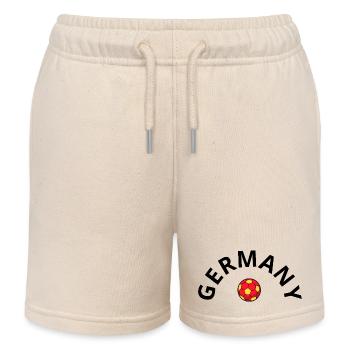Germany Design für Deutscher Fan Fußball  - Kinder Organic Joggingshorts Mini Bolter von Stanley/Stella - Natur - Vorne