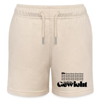 Die Menge macht das Gewicht - Kinder Organic Joggingshorts Mini Bolter von Stanley/Stella - Natur - Vorne