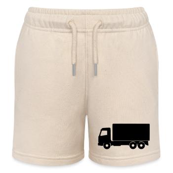 Lkw Silhouette - Kinder Organic Joggingshorts Mini Bolter von Stanley/Stella - Natur - Vorne