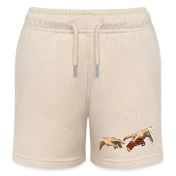 BBQ-Rippchen – Die Kreation – Lustiges Barbecue - Kinder Organic Joggingshorts Mini Bolter von Stanley/Stella - Natur - Vorne