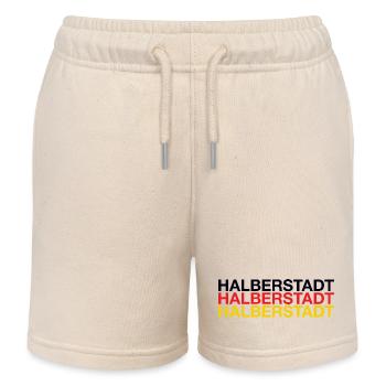 HALBERSTADT - Short de jogging enfant bio Stanley/Stella - écru doux - Devant