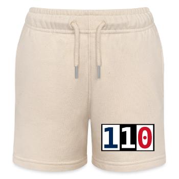 110 - Short de jogging enfant bio Stanley/Stella - écru doux - Devant
