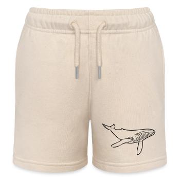 Wal - Kinder Organic Joggingshorts Mini Bolter von Stanley/Stella - Natur - Vorne