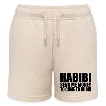 habibi come to dubai - Kids Organic Sweat Shorts by Stanley/Stella - soft Ecru - Front