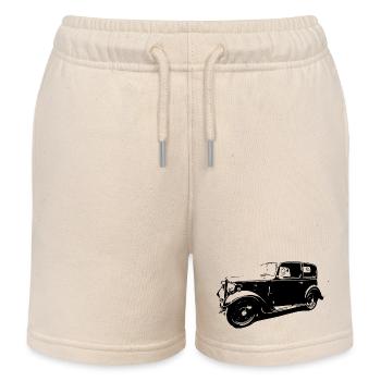 Voiture - Short de jogging enfant bio Stanley/Stella - écru doux - Devant