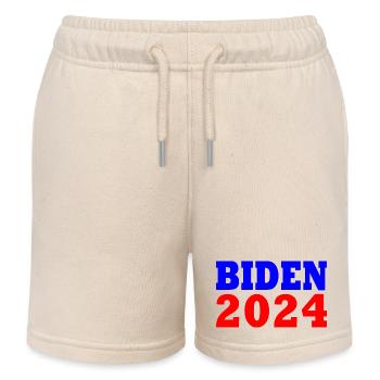 Joe biden 2024 - Short de jogging enfant bio Stanley/Stella - écru doux - Devant