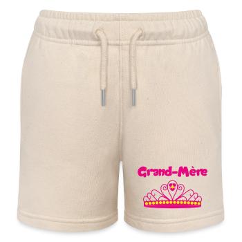 Großmutter - Kinder Organic Joggingshorts Mini Bolter von Stanley/Stella - Natur - Vorne