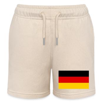 Allemagne - Short de jogging enfant bio Stanley/Stella - écru doux - Devant