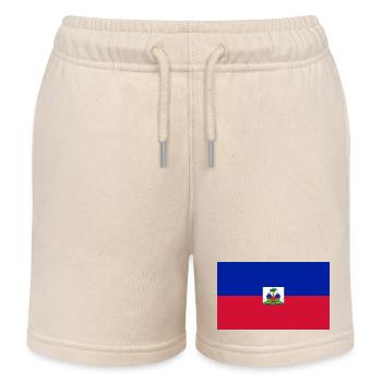 Haïti - Short de jogging enfant bio Stanley/Stella - écru doux - Devant