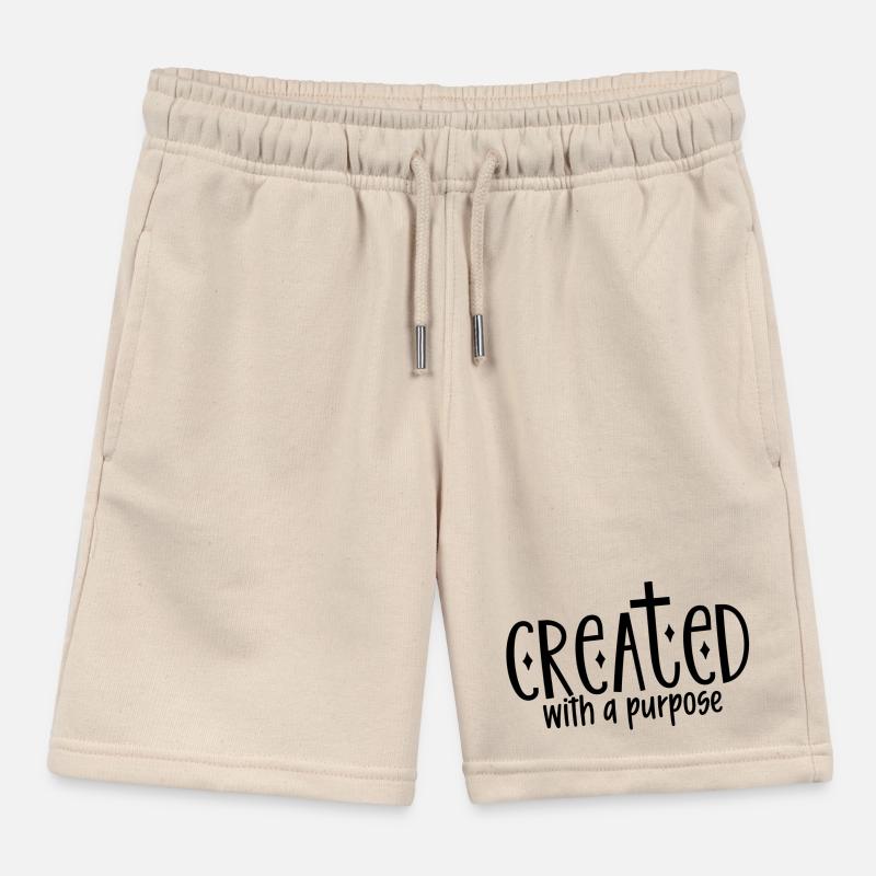 Created With A Purpose Kids Organic Sweat Shorts by Stanley/Stella