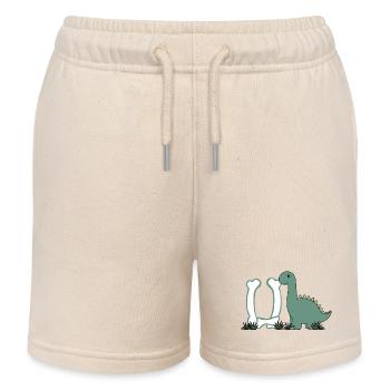Buchstabe U - Kinder Organic Joggingshorts Mini Bolter von Stanley/Stella - Natur - Vorne