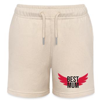 Best Mum - Kinder Organic Joggingshorts Mini Bolter von Stanley/Stella - Natur - Vorne