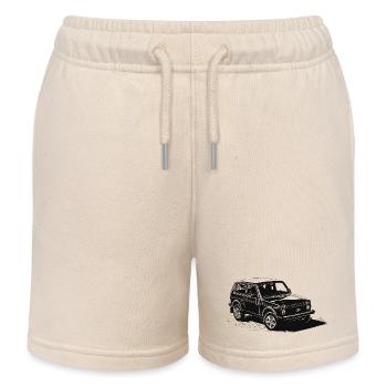 Lada Niva - Short de jogging enfant bio Stanley/Stella - écru doux - Devant