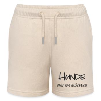 Hunde machen glücklich - Kinder Organic Joggingshorts Mini Bolter von Stanley/Stella - Natur - Vorne