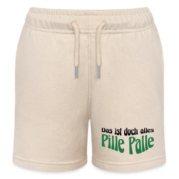 Pille Palle - Kinder Organic Joggingshorts Mini Bolter von Stanley/Stella - Natur - Vorne