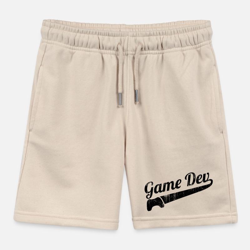 Game Development Saying Kids Organic Sweat Shorts by Stanley/Stella