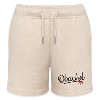 Obachd - Kids Organic Sweat Shorts by Stanley/Stella - soft Ecru - Front