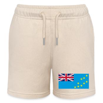 Tuval - Kinder Organic Joggingshorts Mini Bolter von Stanley/Stella - Natur - Vorne