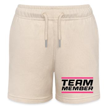 Team Member - Kids Organic Sweat Shorts by Stanley/Stella - soft Ecru - Front