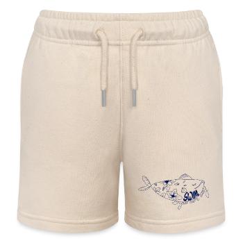 Schwimm deinen eigenen Weg - Kinder Organic Joggingshorts Mini Bolter von Stanley/Stella - Natur - Vorne
