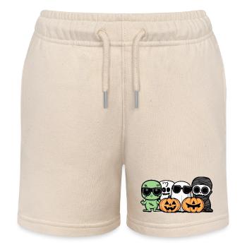 Halloween Party - Kinder Organic Joggingshorts Mini Bolter von Stanley/Stella - Natur - Vorne