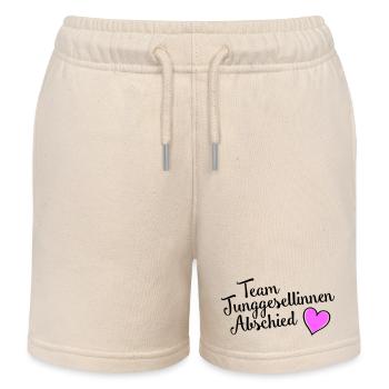junggesellinnenabschied Team - Kinder Organic Joggingshorts Mini Bolter von Stanley/Stella - Natur - Vorne
