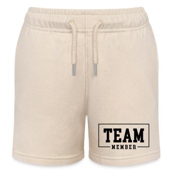 Team Member - Kids Organic Sweat Shorts by Stanley/Stella - soft Ecru - Front