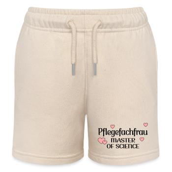 MASTERSTUDIUM PFLEGE - PFLEGEFACHFRAU - Kinder Organic Joggingshorts Mini Bolter von Stanley/Stella - Natur - Vorne