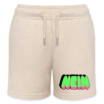 NEIN - keine Lust - Kinder Organic Joggingshorts Mini Bolter von Stanley/Stella - Natur - Vorne