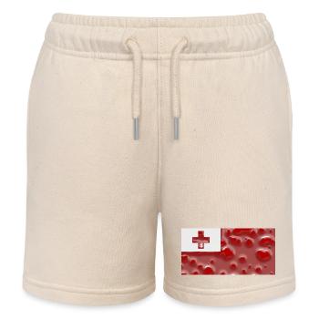 Land Tonga - Kinder Organic Joggingshorts Mini Bolter von Stanley/Stella - Natur - Vorne