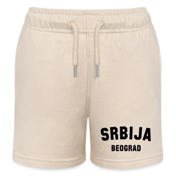 BEOGRAD Belgrad Belgrade Serbien Serbie - Short de jogging enfant bio Stanley/Stella - écru doux - Devant