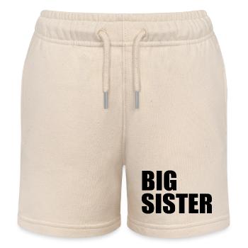 Big sister - Kinder Organic Joggingshorts Mini Bolter von Stanley/Stella - Natur - Vorne