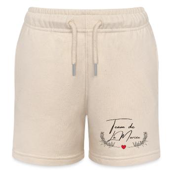 Team der Braut - passendes T-Shirt - Kinder Organic Joggingshorts Mini Bolter von Stanley/Stella - Natur - Vorne