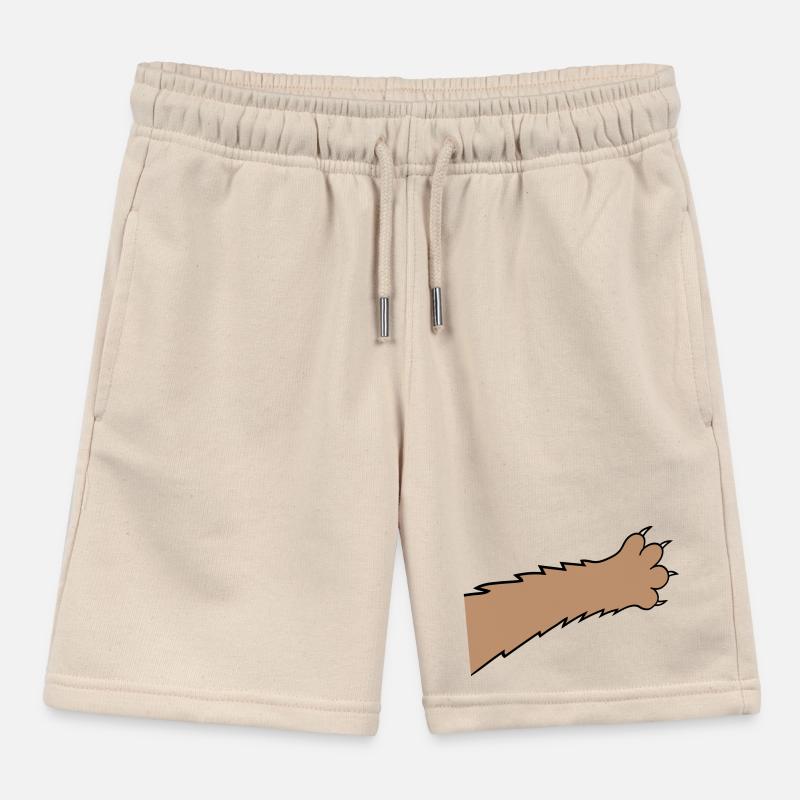 Cats, claws, paws, paws, sharp claws, scratching Kids Organic Sweat Shorts by Stanley/Stella