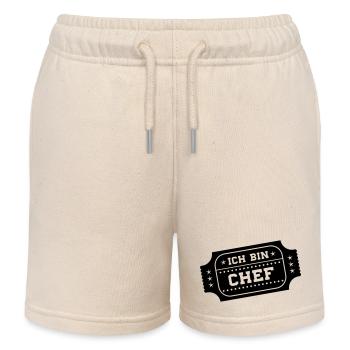 ich bin chef - Kinder Organic Joggingshorts Mini Bolter von Stanley/Stella - Natur - Vorne