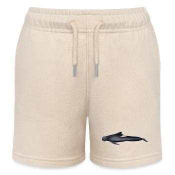 Grindwal - Grindwal - globicéphale noir - Kinder Organic Joggingshorts Mini Bolter von Stanley/Stella - Natur - Vorne