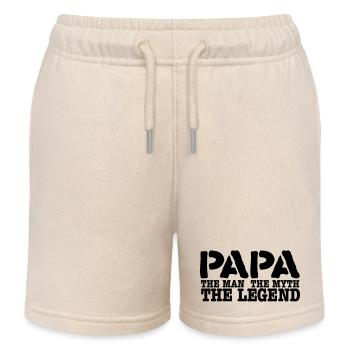 papa - Kinder Organic Joggingshorts Mini Bolter von Stanley/Stella - Natur - Vorne