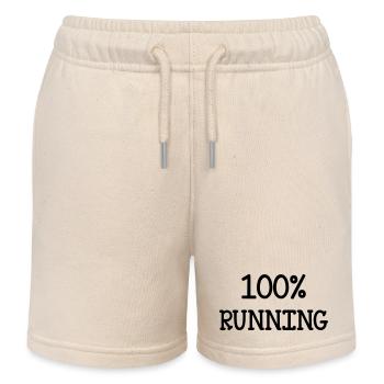 Laufen / Running / Jogging / Joggen / Marathon - Kinder Organic Joggingshorts Mini Bolter von Stanley/Stella - Natur - Vorne