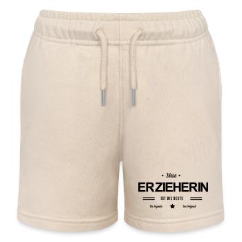 Beste Erzieherin - Kinder Organic Joggingshorts Mini Bolter von Stanley/Stella - Natur - Vorne