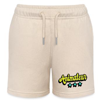 Animateur Design - Kinder Organic Joggingshorts Mini Bolter von Stanley/Stella - Natur - Vorne