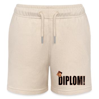 Universität Abschluss Diplom DOKTORHUT - Kinder Organic Joggingshorts Mini Bolter von Stanley/Stella - Natur - Vorne