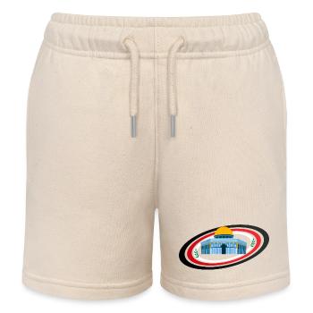 Jerusalem Moschee Quds Sakhra - Kinder Organic Joggingshorts Mini Bolter von Stanley/Stella - Natur - Vorne
