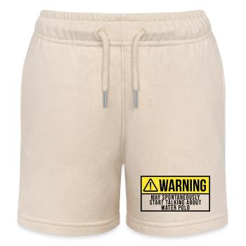 Water Polo Water Polo Water Polo - Kids Organic Sweat Shorts by Stanley/Stella - soft Ecru - Front